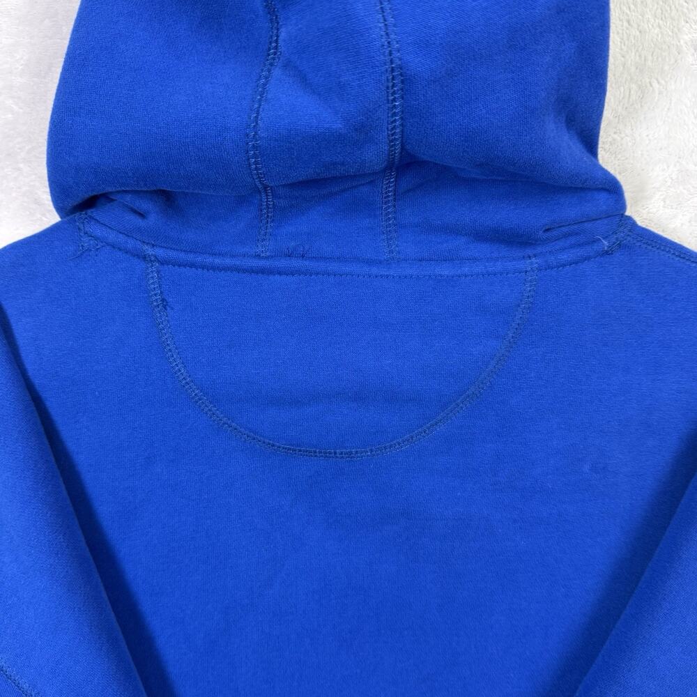Kansas Jayhawks Hooded Sweatshirts Men's XL Blue Soft Campus Drive Embroidered - Picture 12 of 14